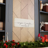 Printify Canvas Gallery Wraps 36x12 - Wayne & Jenifer - And They Lived Happily