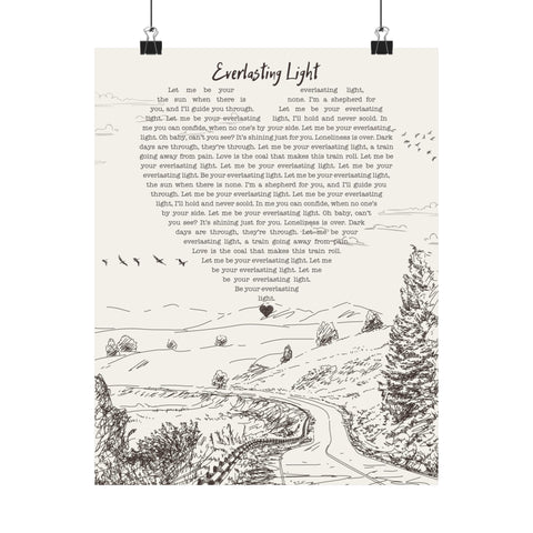 Premium Matte 11x14 Poster - Everlasting Light - The Black Keys