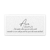 Canvas Printify Wraps 20x10 - Ava 06.09.24 - My Wish