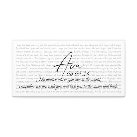 Canvas Printify Wraps 20x10 - Ava 06.09.24 - My Wish