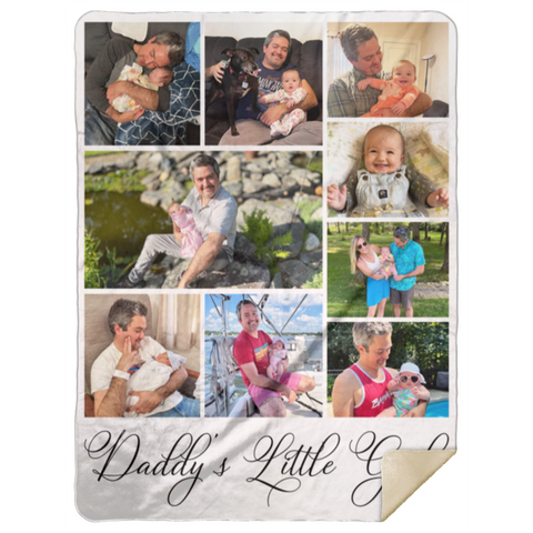 CC Sherpa Blanket 60x80 - Daddy’s Little Girl  - 9 Photos