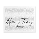 Jondo Poster 11x9 - Mike & Tammy - Forever