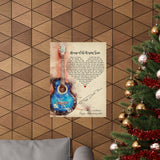 Printify Matte Poster 18x24 - JL + AL = Soulmates - Happy Anniversary Babe