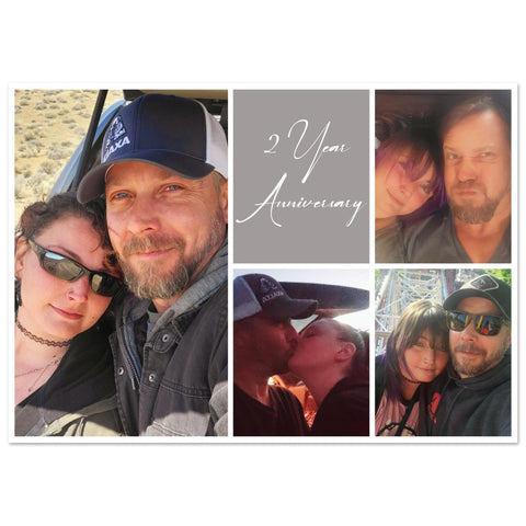 Gelato Premium Matte 12x8 Poster - 4 Photos - 2 Year Anniversary