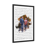 Print Clever Black Frame 24x36 - Steve and Maureen - July 23, 2002