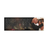 Canvas Printify Wraps 36x12 - Julio & Pamela 4/13 - You Needed Me