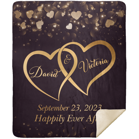 CC Mink Sherpa Blanket 50x60 - David & Victoria - September 23, 2023