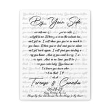 Printify Canvas Gallery Wraps 11x14 - By Your Side Torenzo & Camesha 06-28-23 - Happy Birthday My Love