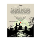 Printify Matte Poster 11x14 - Lovesong - Melissa & Andrew 10-31-2022