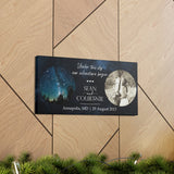Printify Canvas Gallery Wraps 20x10 - Sean and Courtnie - Under This Sky Our Adventure Began