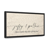 Black Gallery Canvas Frame 20x10 - Jeffy & Pallavi - Printify