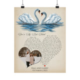 Printify Matte 11x14 Poster - Best Friend Queen - Kali and Larry