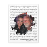 Printify Canvas Gallery Wraps 11x14 - The Dance Keith & Kimberly October 3, 1998