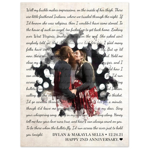 Gelato Premium Poster 30x40 - Feathered Indians - Dylan & Makayla Sells • 12/24/21