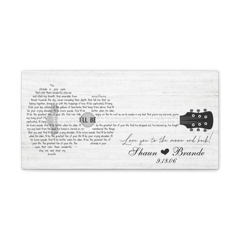 Canvas Wraps Printify 20x10 - Shaun & Brande - 9.18.06