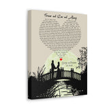 Canvas Gallery Wraps Printify 11x14 - Forever and Ever and Always - George & Brianna