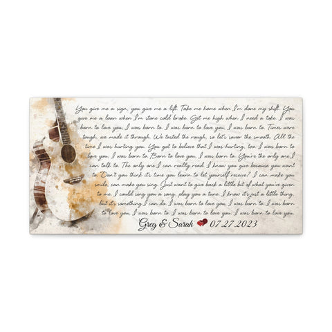 Canvas Printify Wraps 20x10 - Greg & Sarah - 07.27.2023