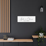 Printify Gallery Canvas Wraps 36x12 Frame - 1000 Years Niki & Chris - 06-28-2023