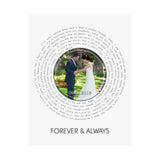 Premium Matte 11x14 Poster - Forever & Always 09.26.2015