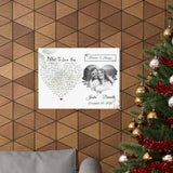 Premium 24x18 Poster Printify - I Get to Love You - Justin & Danielle