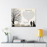 Canvas Gallery Wraps Printify 40x30 - Thank God I Do - Derald & Shannon - September 23, 2021