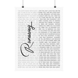 Printify 18x24 Poster - Runaway - Jefferson Starship