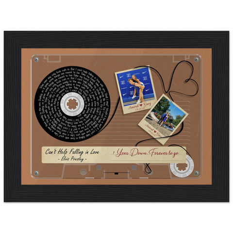 Gelato Premium Black Framed 7x5 - Can't Help Falling in Love - Amirah & Gary 09.24.22