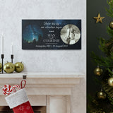 Printify Canvas Gallery Wraps 20x10 - Sean and Courtnie - Under This Sky Our Adventure Began