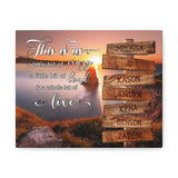 Canvas Printify Wraps 10x8 - Quote A - Melissa Street