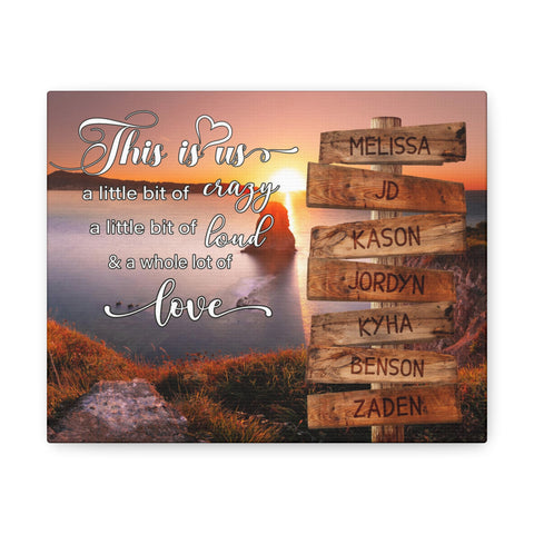 Canvas Printify Wraps 10x8 - Quote A - Melissa Street