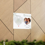 Premium Matte Printify Poster 14x1 - Jennifer & Jerry 9-19-1998 - 25th Wedding