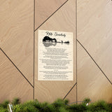 Printify Premium Matte 11x14 Poster - Help Somebody - Simple Man 2