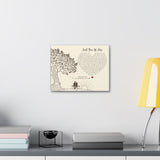 Printify Canvas Gallery Wraps 14x11 - Just You 'N' Me - Dianne & Tom est. September 10, 1983