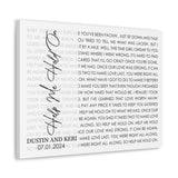 Canvas Printify Wraps 24x18 - Help Me Hold On - Dustin and Keri 07.01.2024