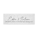 Canvas Printify Wraps 36x12 - Eddie & Salena - Better than I was