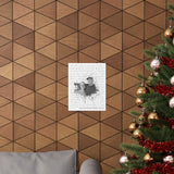 Printify Premium Matte 11x14 Poster - Simple Man 1.3 - Always Keep Moving Forward, Love Mom Nancy