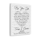 Printify Canvas Gallery Wraps 11x14 - By Your Side Torenzo & Camesha 06-28-23 - Happy Birthday My Love