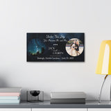 Printify Canvas Gallery Wraps 20x10 - Lauren and Jack Engagement Day - Under This Sky, We Became Mr. and Mrs.