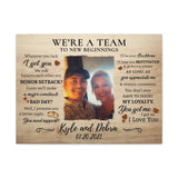 Canvas Gallery Wraps Printify 24x18 - Kyle & Debra 01/20/2021 - To New Beginnings