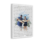 Canvas Printify Wraps 12x16 - The Story - Noah & Sarah