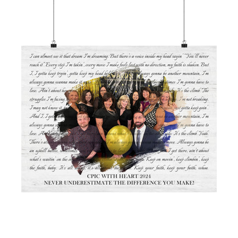 Printify 24x18 Poster - CPIC WITH HEART 2024 - the difference YOU make!