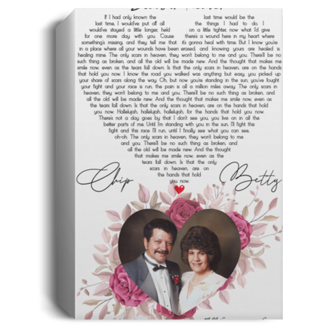 CC 12x18 Canvas 1.5in - Chip & Betty - Scars in Heaven