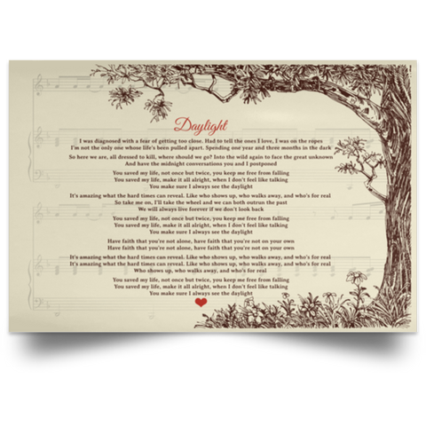 CC 24x16 Poster - Daylight Shinedown