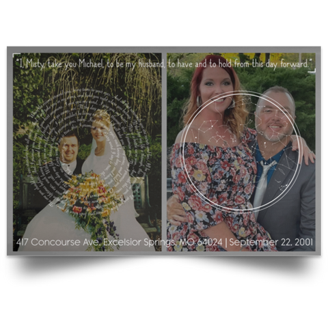 CC Satin 48x32 Poster - I, Misty, take you Michael - September 22, 2001