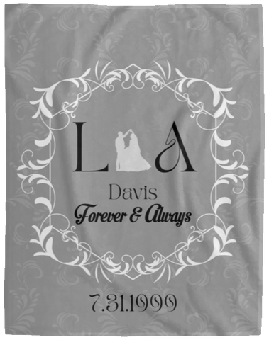 CC Cozy Blanket 60x80 - Forever & Always - L & A