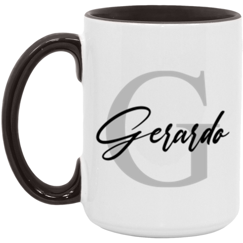 CC 15oz. Black Accent Mug - Style 2 - Gerardo  G