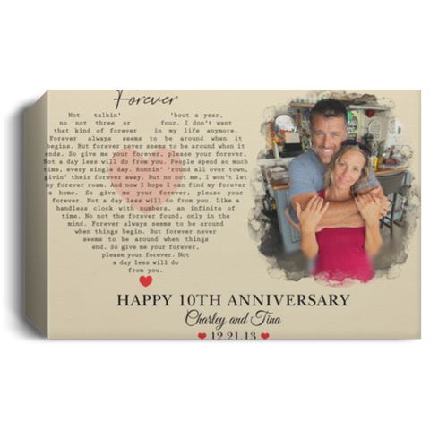 CC 18x12 Canvas 1.5in - Charley and Tina 12/21/13 - Forever