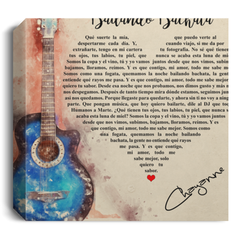 CC Canvas 1.5in Frame 24x24 - BAILANDO BACHATA - CHAYANNE