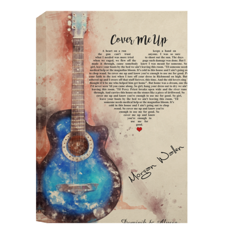 CC Canvas 12x18 - Cover Me Up - Dominik & Alyssa