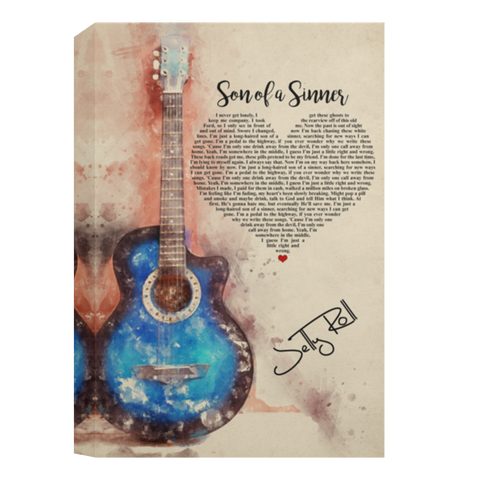 CC Canvas 8x12 - Son of A Sinner